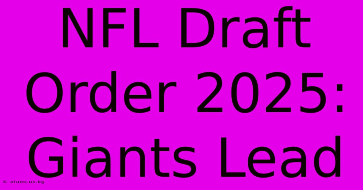 Nfl Draft Order 2025 Mock